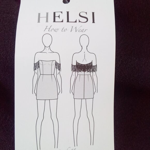 NWT $395 Helsi Cleo Fringed Beaded Mini Dress - Picture 9 of 11